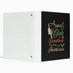 August Girls Are Sunshine August Birthday Binder