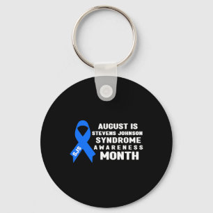 August Is Stevens-johnson Syndrome Awareness Month Keychain