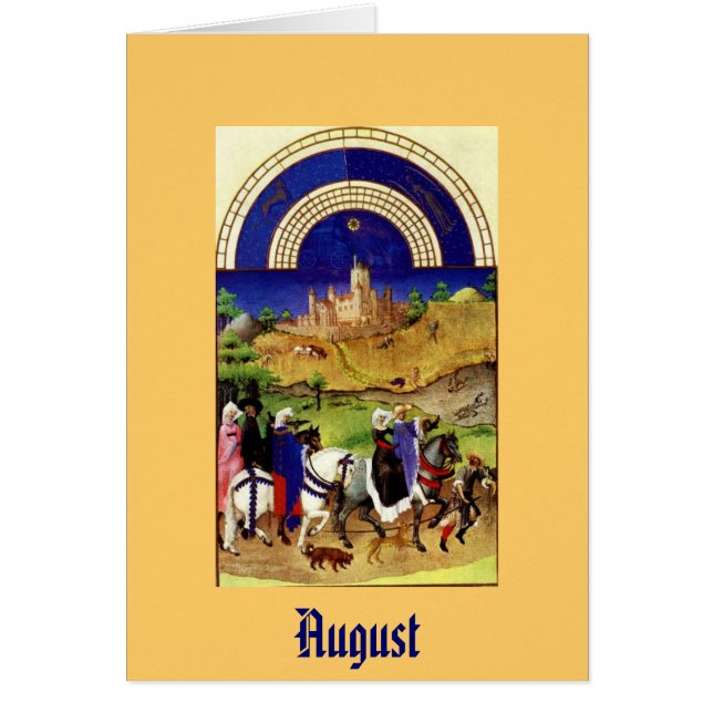 August - Les Tres Riches Heures du Duc de Berry (Front)