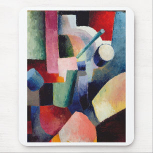 August Macke, Coloured Composition of Forms  Mouse Pad