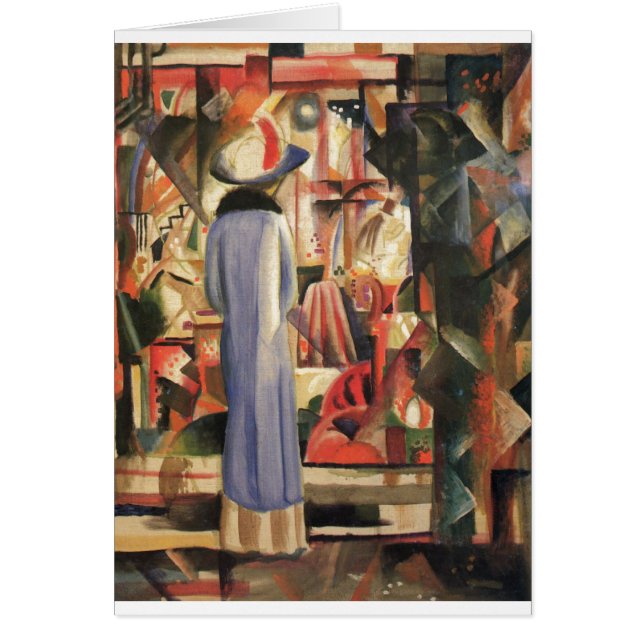 August Macke - Large Bright Shop Window 1912 Oil (Front)