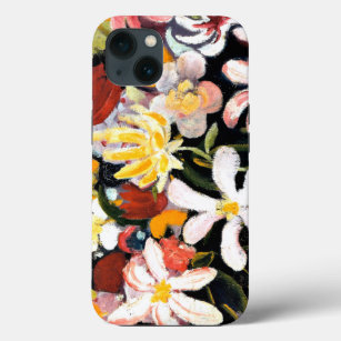 August Macke painting, Carpet of Flowers, iPhone 13 Case
