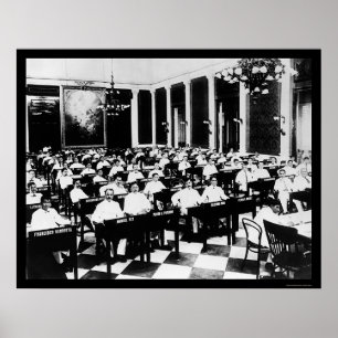 August Members of the Philippine Legislature 1919 Poster