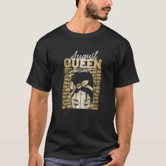 August Queen Birthday Born In August Virgo Leo Bla T-Shirt