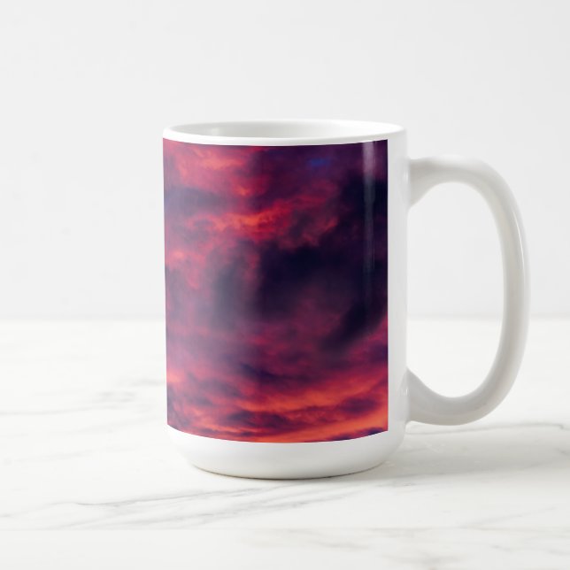 august red coffee mug (Right)