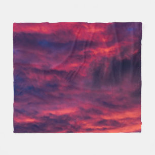 august red fleece blanket