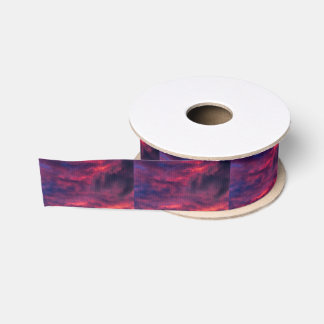 august red grosgrain ribbon