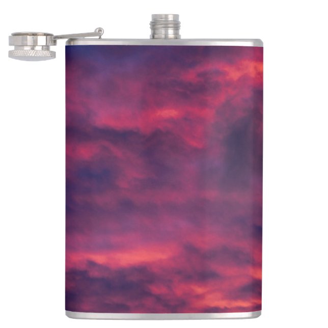 august red hip flask (Opened)
