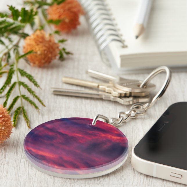 august red keychain (Front Right)