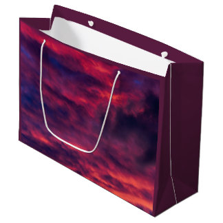 august red large gift bag
