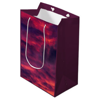 august red medium gift bag