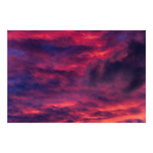 august red photo print
