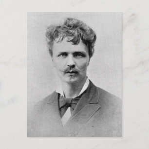 August Strindberg, 1st January, 1884 Postcard