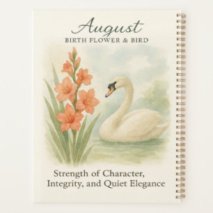 August Swan Scripture Christian Inspirational  Planner
