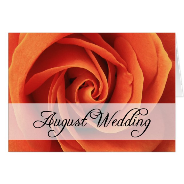 August Wedding : rose of the season : (Front Horizontal)