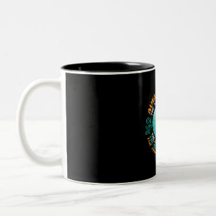August Woman Soul Of Mermaid Leo Zodiac Birthday Two-Tone Coffee Mug