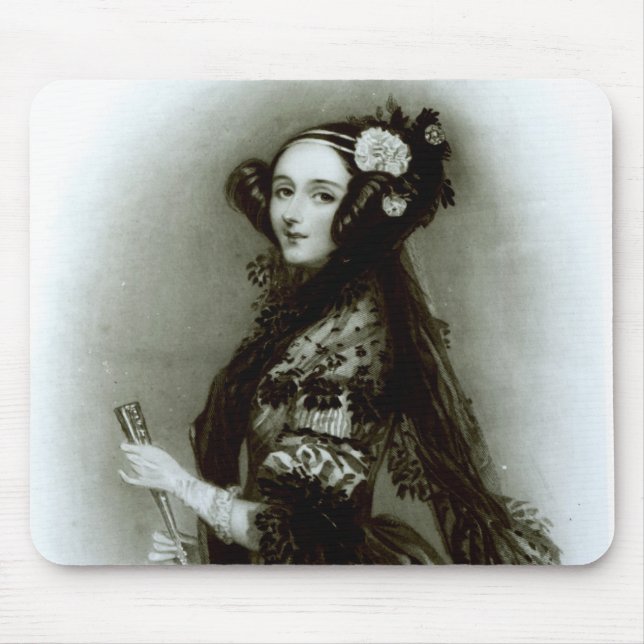 Augusta Ada Byron  Countess of Lovelace Mouse Pad (Front)