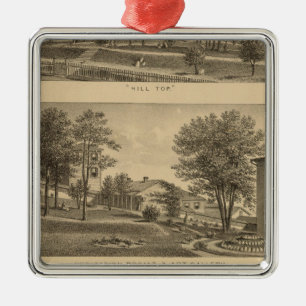 Augusta Female Seminary, Virginia Metal Ornament