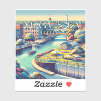 Augusta Georgia 3 Inch Vinyl Sticker