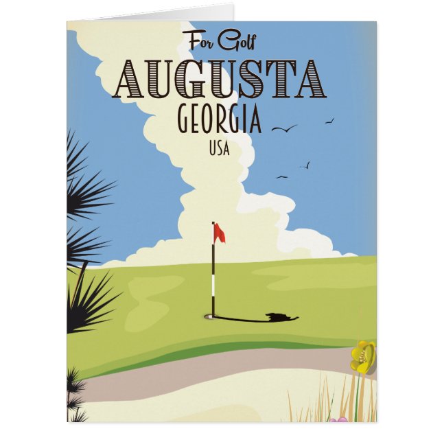 Augusta Georgia Golf Poster (Front)