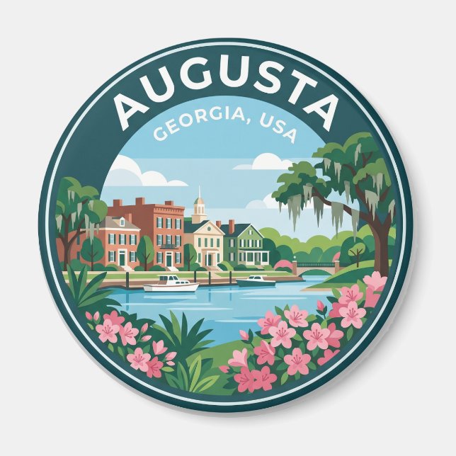 Augusta Georgia Magnet (Front)
