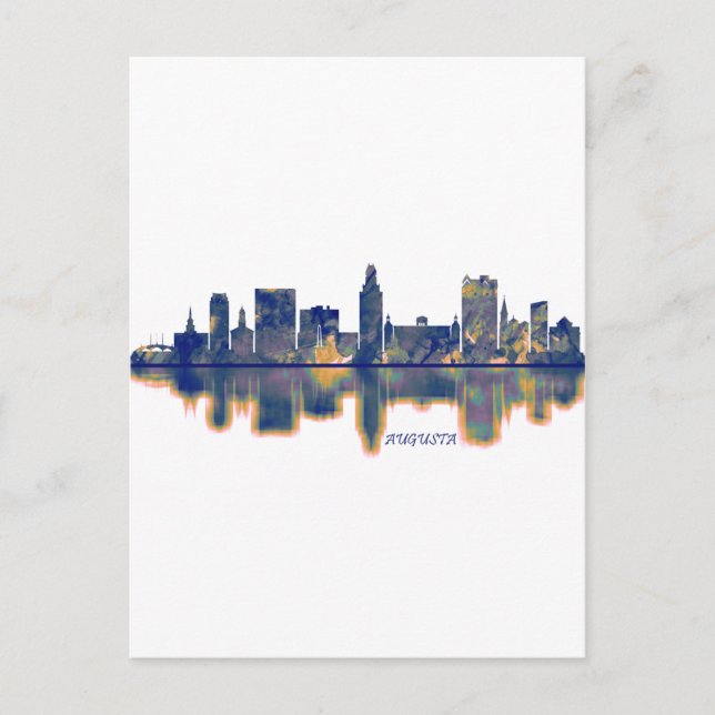 Augusta Skyline Invitation Postcard (Front)
