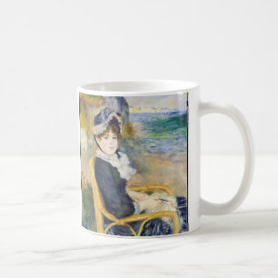 Auguste Renoir By The Seashore Art Coffee Mug