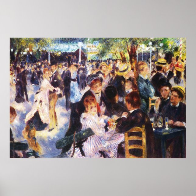 AUGUSTE RENOIR - Dance at Le moulin de la Galette Poster (Front)