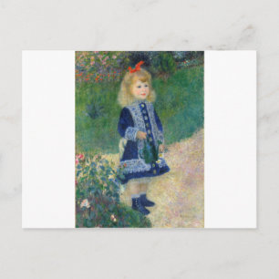 Auguste Renoir - Girl With A Watering Can Postcard