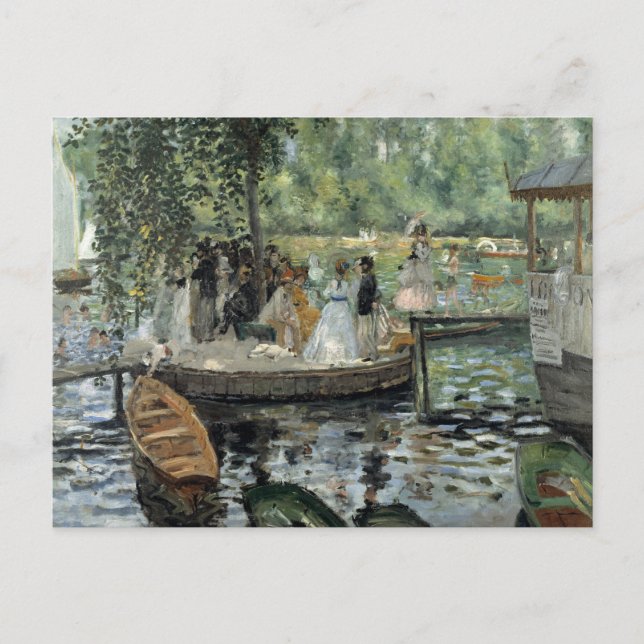 Auguste Renoir -  La Grenouillere Postcard (Front)