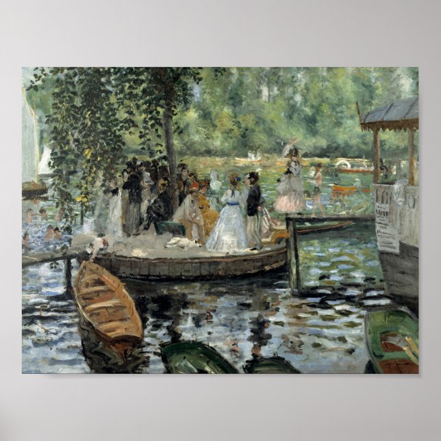 Auguste Renoir -  La Grenouillere Poster (Front)