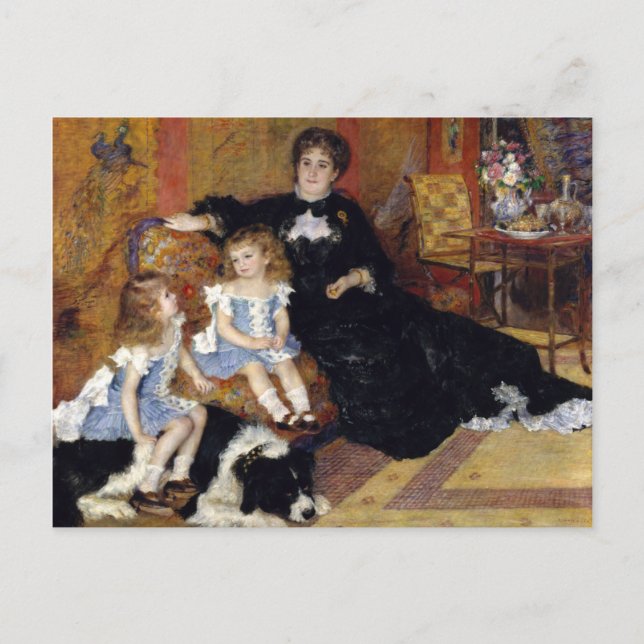 Auguste Renoir Madame Georges Charpentier Postcard (Front)