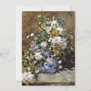 Auguste Renoir - Spring Bouquet Holiday Card