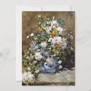 Auguste Renoir - Spring Bouquet Invitation