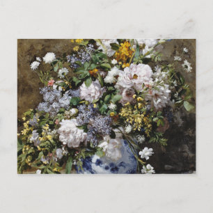 Auguste Renoir - Spring Bouquet .Spring Postcard