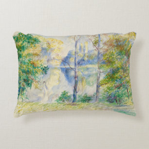 Auguste Renoir - View of a Park Accent Pillow