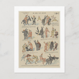 August's Donkey, Théophile Alexandre Steinlen, Postcard