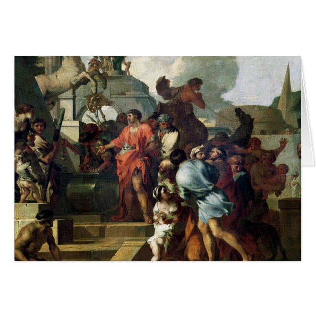 Augustus  before the Tomb of Alexander III (Front Horizontal)