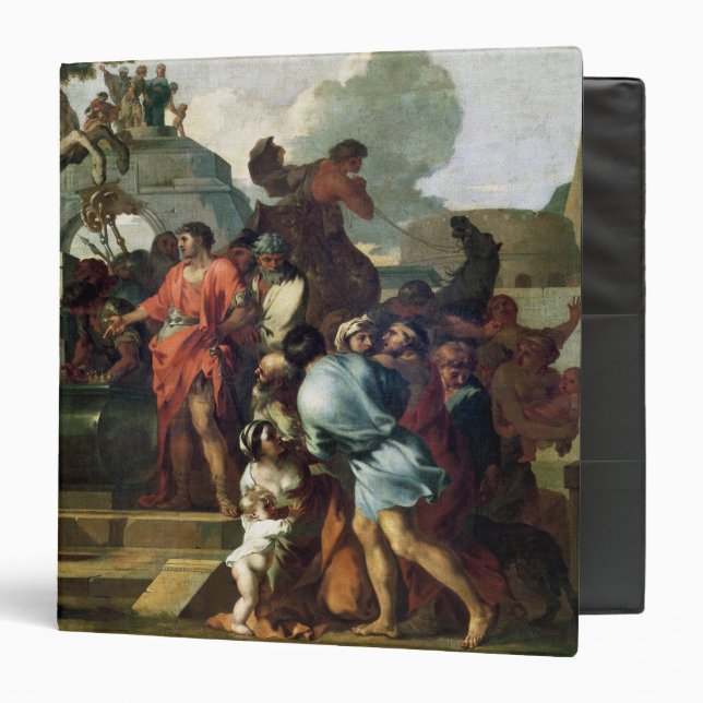 Augustus  before the Tomb of Alexander III Binder (Front/Inside)