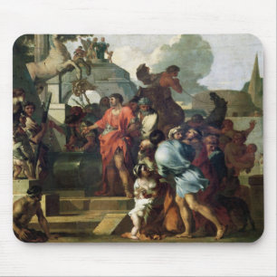 Augustus  before the Tomb of Alexander III Mouse Pad