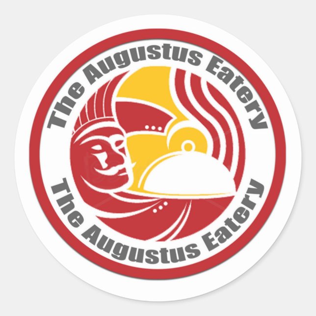Augustus Eatery Logo Stickers (Front)