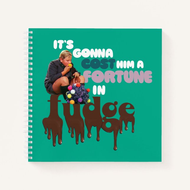 Augustus Gloop - A Fortune in Fudge Notebook (Front)