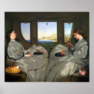 Augustus Leopold Egg The Travelling Companions Poster
