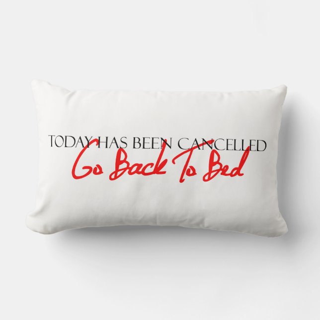 "Aujourd'hui a été" le coussin décommandé (Recto)