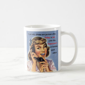Aujourd'hui n'est pas votre jour - Retro Photo mug