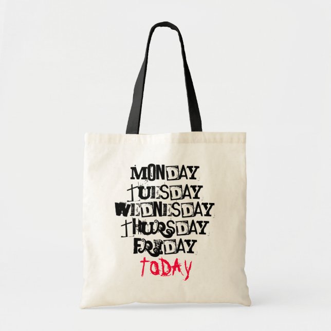 AUJOURD'HUI sac (Devant)