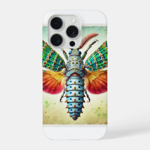 Aulacocyclus dorsal view 140724IREF110 - Watercolo iPhone 15 Pro Case