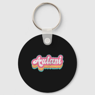 Aulani First Name Girl Vintage 70s 80s Personalize Keychain