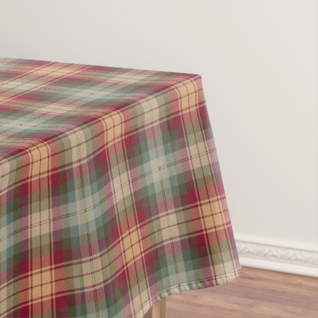 Auld Scotland Tartan Plaid Pattern Tablecloth (In Situ)