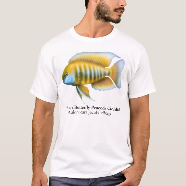 Aulonocara African Peacock Cichlid T-Shirt (Front)